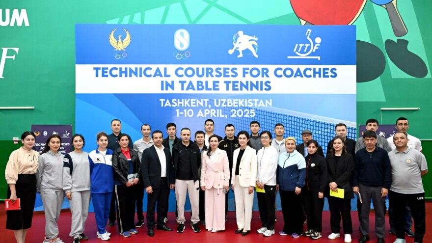 Iordaniyalik murabbiy Toshkentda stol tennis murabbiylari uchun seminar boshladi