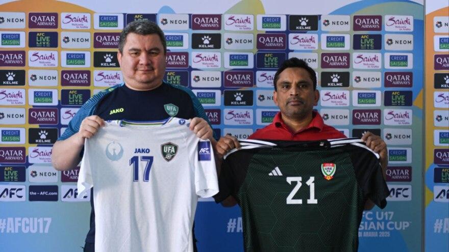 U-17 Osiyo Kubogi. O‘zbekiston BAA'ga qarshi oq libosda oʻynaydi