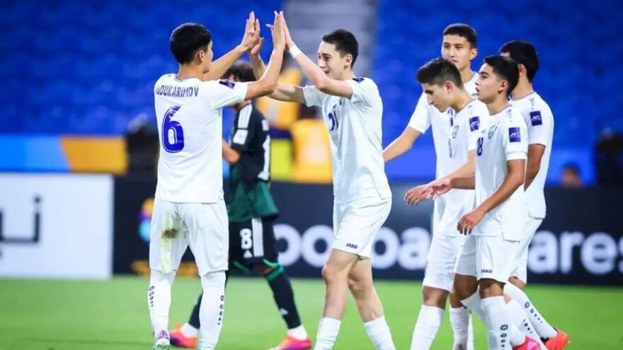 Oʻzbekiston U-17 Osiyo Kubogi yarim finaliga ishonchli yoʻl oldi, BAAni magʻlub etdi