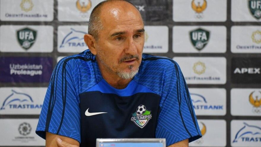 Mirko Yelichich: "Futbolchilarimizning koʻpchiligi bugun oʻzini koʻrsata olmadi"