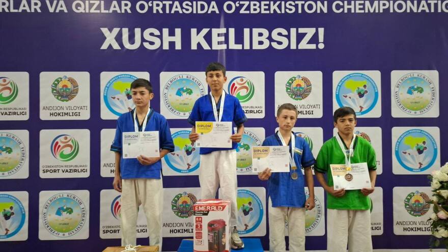 Belbog‘li kurash bo‘yicha o‘smirlar o‘rtasida O‘zbekiston chempionati o‘tkazildi