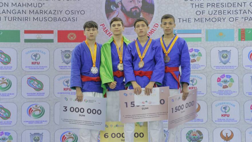 Кураш. Эркаклар тоифаси. Президент соврини турнири ўз ниҳоясига етди
