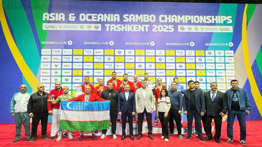 O'zbek sambochilari Osiyo va Okeaniya chempionatida jamoaviy hisobda birinchi o'rinni egallashdi