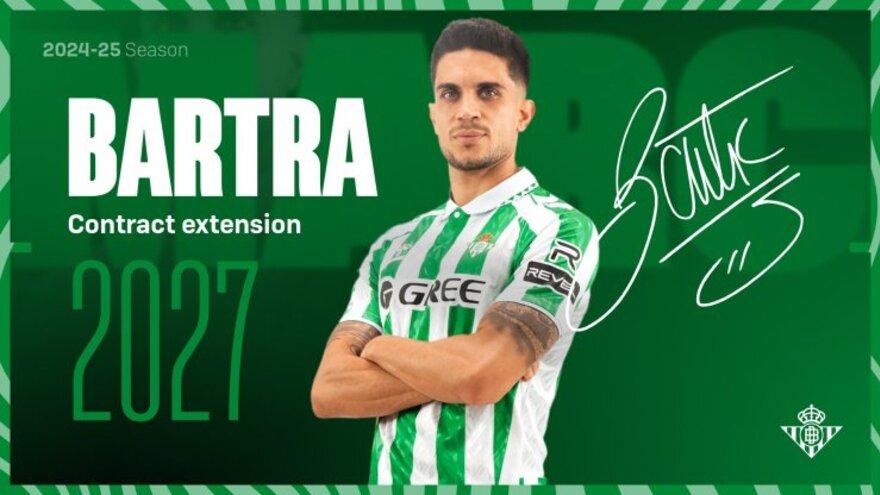 Mark Bartra "Betis" bilan shartnomasini uzaytirdi