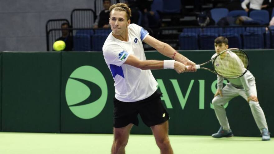 O'zbek tennischisi Sergey Fomin Qozog'istondagi xalqaro turnirda ishtirokini davom ettirmoqda