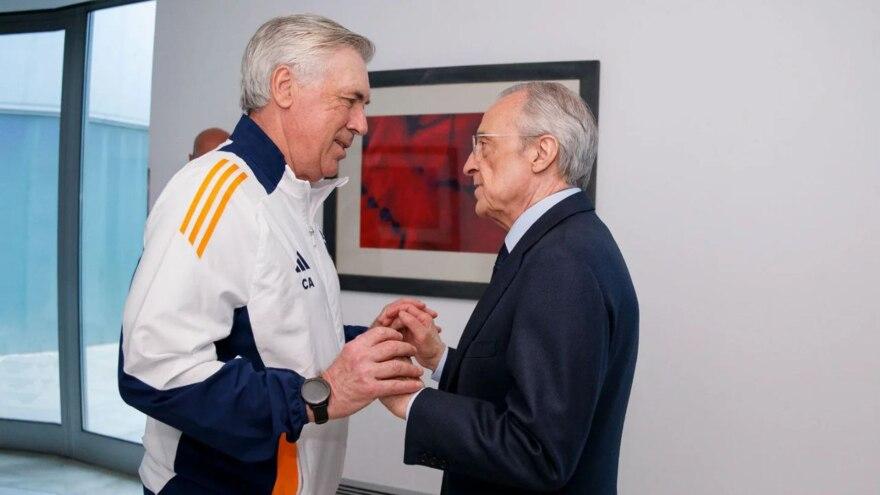 Florentino Peres "Real" mehmonxonasiga tashrif buyurdi