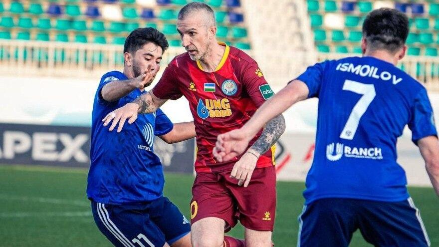 Superliga. “Nasaf” “Xorazm”ga qarshi o'yinda g'alabani qo'ldan chiqardi