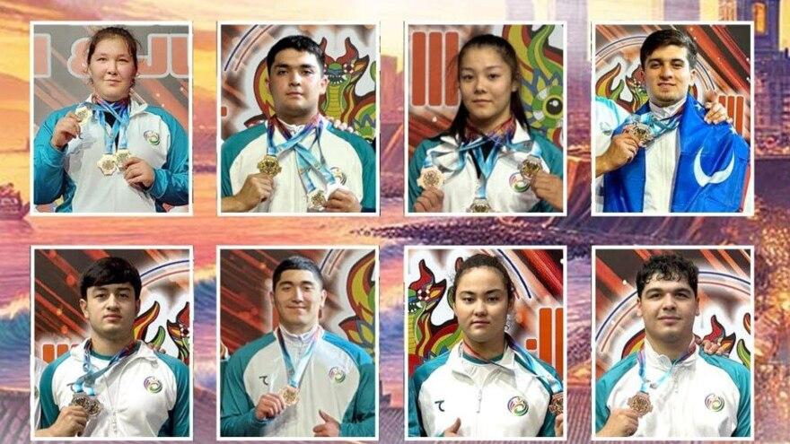 Yosh ogʻir atletikachilarimiz jahon chempionatini 17 ta medal bilan yakunlashdi