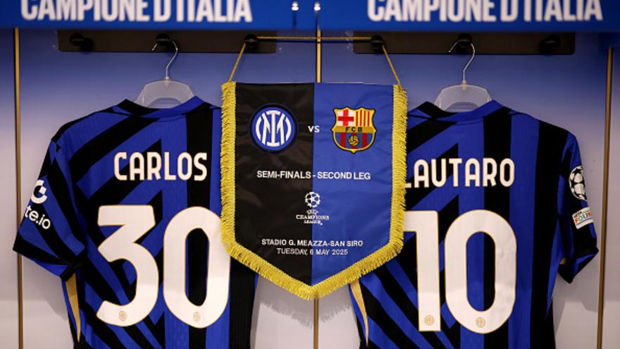 "Inter"-"Barselona" jamoalar kiyim almashtirish xonasi qanday ko'rinishda?