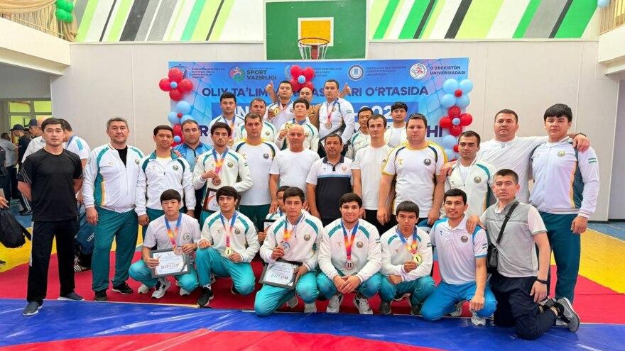 Universiada-2025: Erkin va yunon-rum kurash musobaqalari o‘z yakuniga yetdi