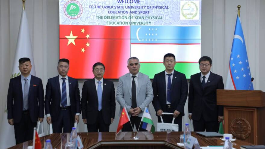 O‘zDJTSU va Sian jismoniy tarbiya universiteti o‘rtasida Qo‘shma tadqiqot markazi tashkil etiladi!