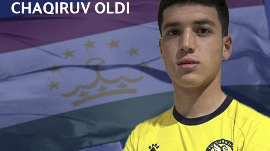 "Surxon" futbolchisi Tojikiston yoshlar terma jamoasiga chaqirildi