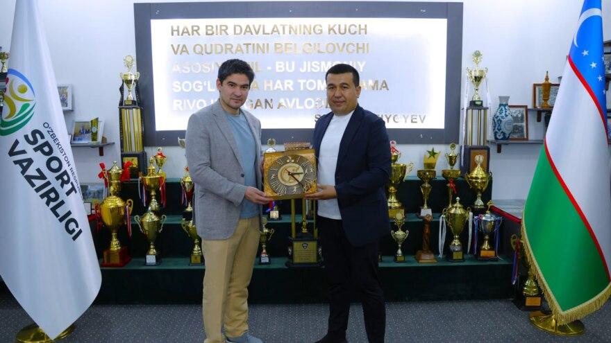 Azizjon Kamilov Respublika Olimpiya va paralimpiya sport turlariga tayyorlash markazi muzeyida bo`ldi
