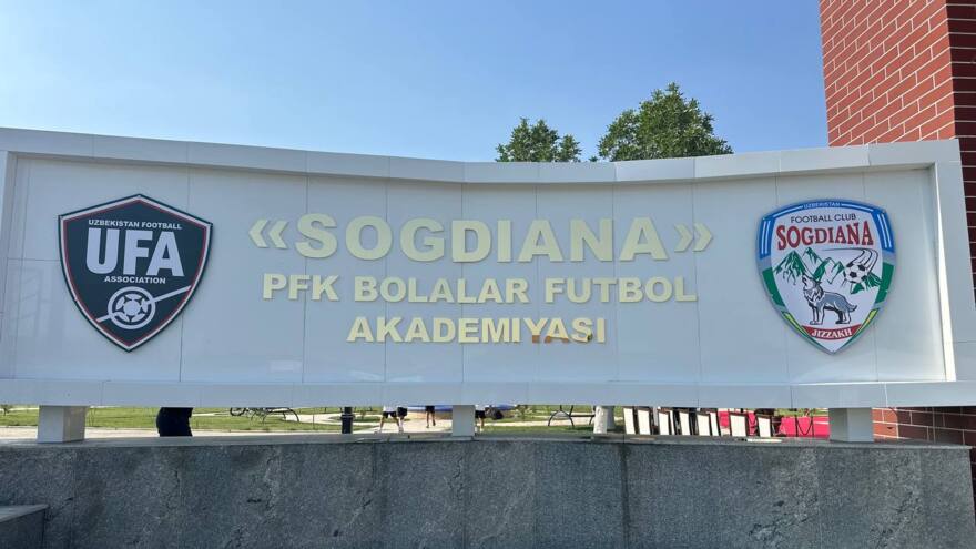 Jizzax viloyatida “Soʻgʻdiyona” futbol akademiyasi foydalanishga topshirildi