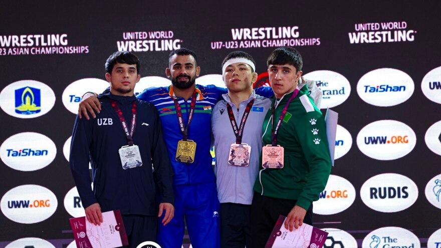 U-23 yosh toifasidagi kurashchilarimiz Osiyo chempionatida 16 ta medal qoʻlga kiritishdi