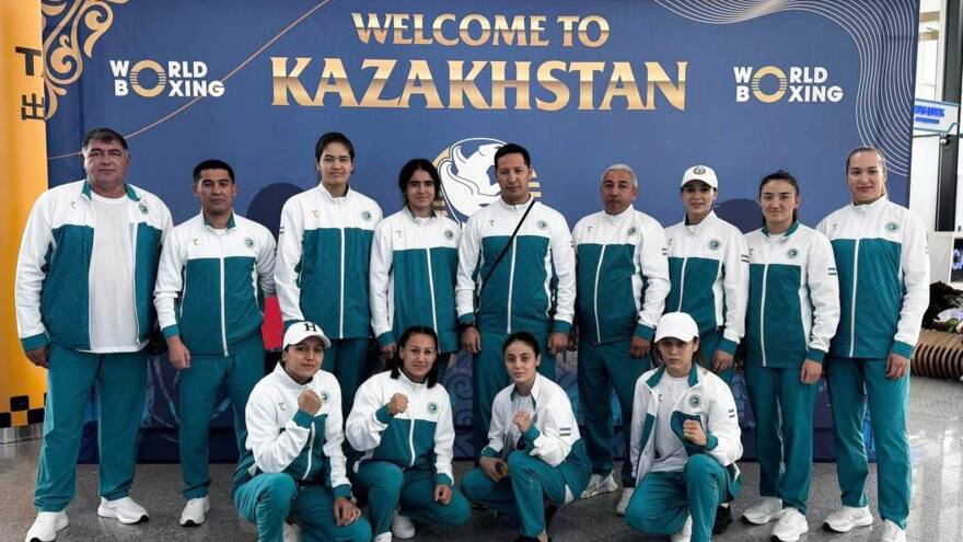 Bokschi qizlarimiz Jahon kubogida qatnashish uchun Astanaga yetib borishdi