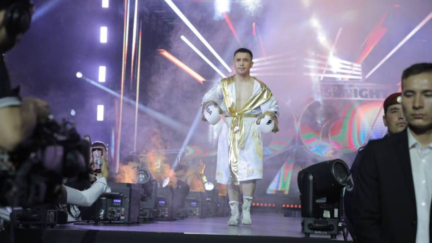 Hasanboy Do‘smatov prof boksdagi 7-g‘alabasiga erishdi