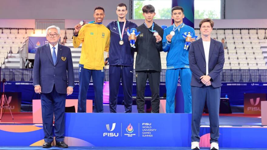 Najmiddin Qosimhojiev Universiada o‘yinlarining ikki karra sovrindori bo‘ldi