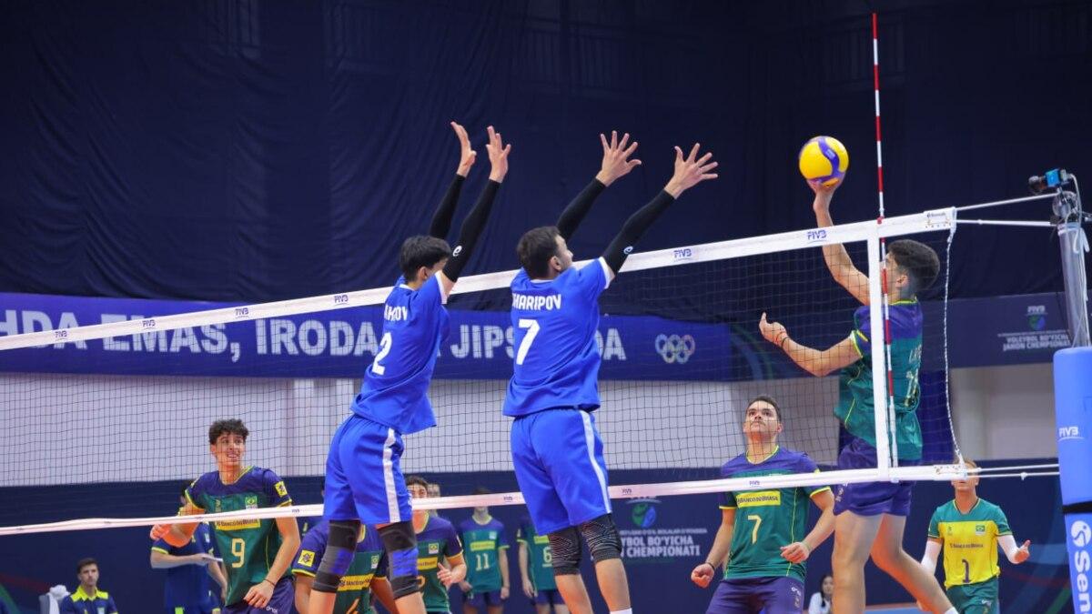 Voleybol. O‘zbekiston terma jamoasi Braziliyaga yutqazib qo‘ydi