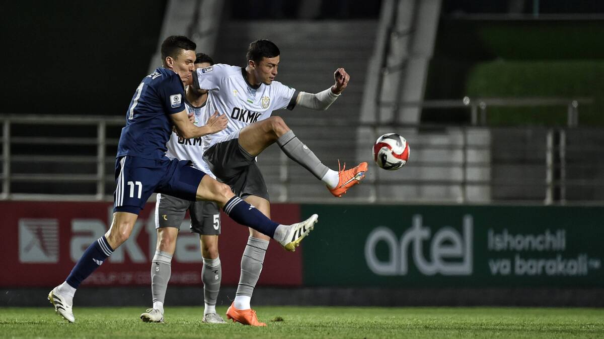 Superliga. OKMK Toshkentda «Paxtakor»dan ustun kelib, 2-o‘ringa ko‘tarilib oldi