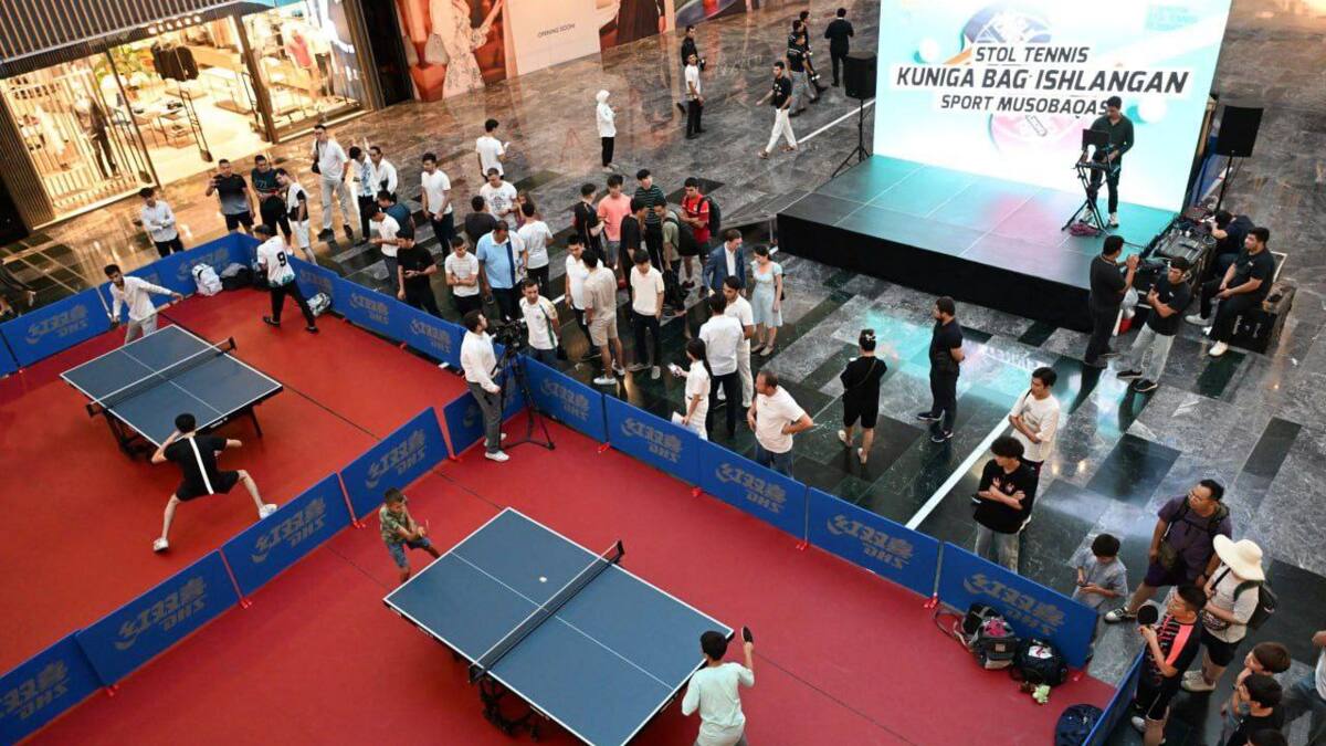 Toshkentda stol tennisi kuni keng nishonlandi