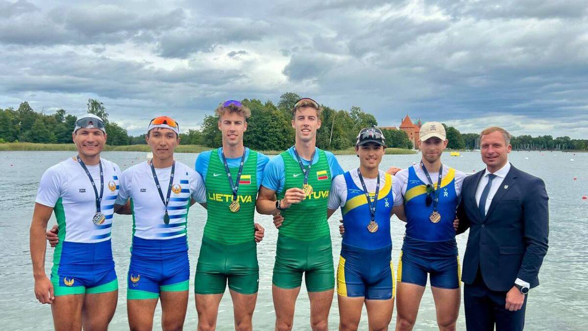 Akademik eshkak eshuvchilarimiz Litvada medallar qo‘lga kiritishdi