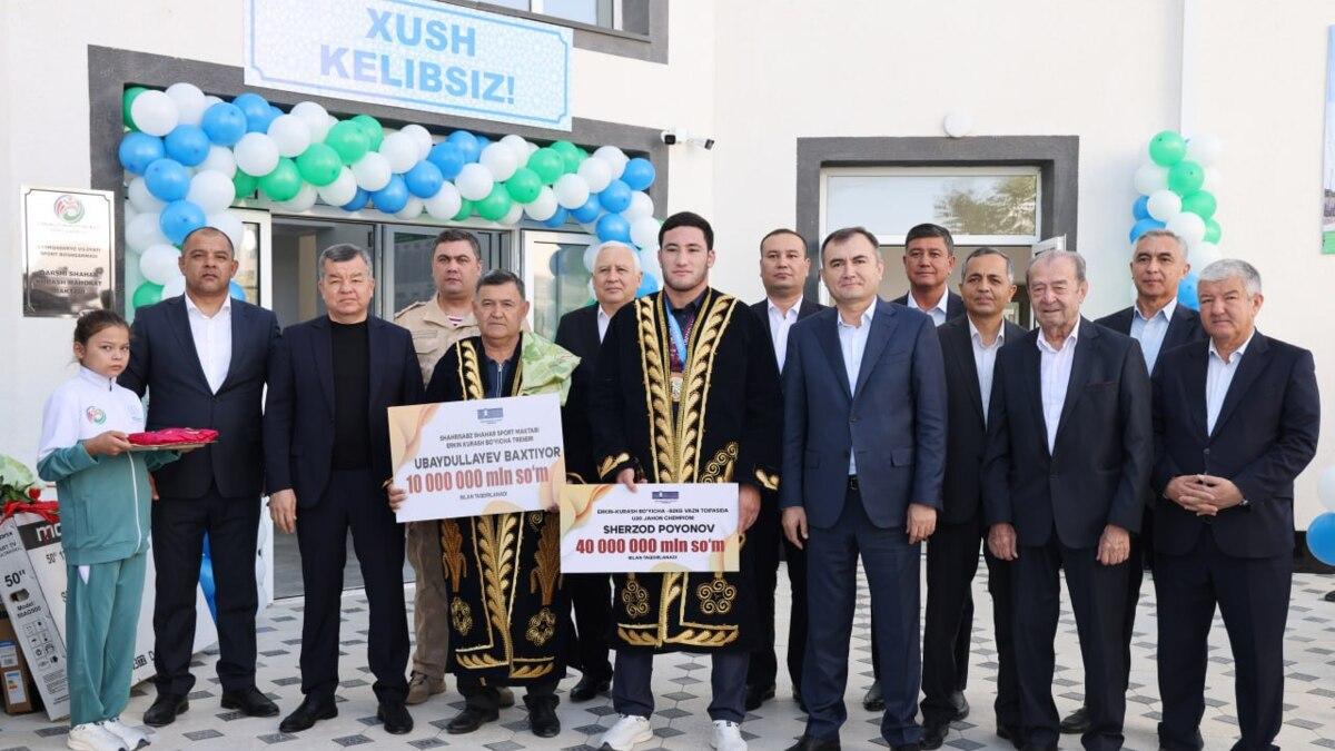 Qarshi shahrida Kurash mahorat maktabi foydalanishga topshirildi