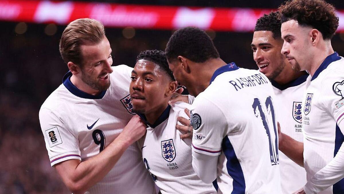 Angliya terma jamoasining FIFA kunlari uchun qaydnoma e'lon qilindi