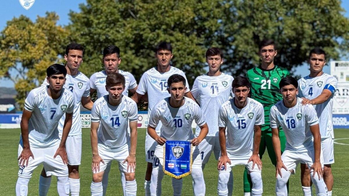 O‘zbekiston U-17 terma jamoasi Angliyaga mag‘lub bo‘ldi