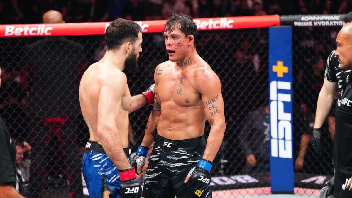 UFC. Nassurdin Imavov braziliyalik Caio Borralhoni mag'lub etdi
