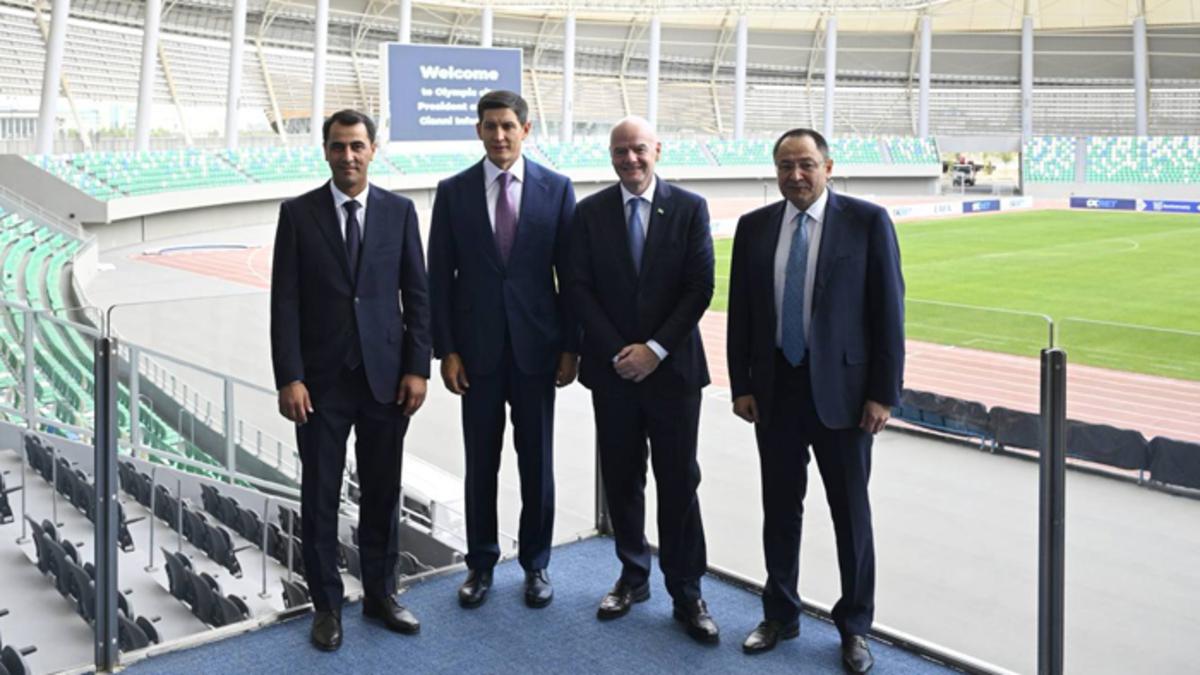 FIFA prezidenti Gianni Infantino va sportimiz rahbariyati Olimpiya shaharchasiga tashrif buyurdi