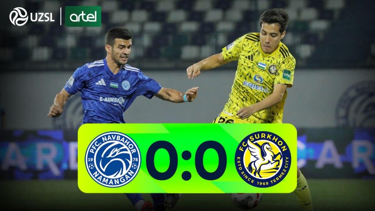 Superliga. «Navbahor» - «Surxon» - 0:0 (video sharh)