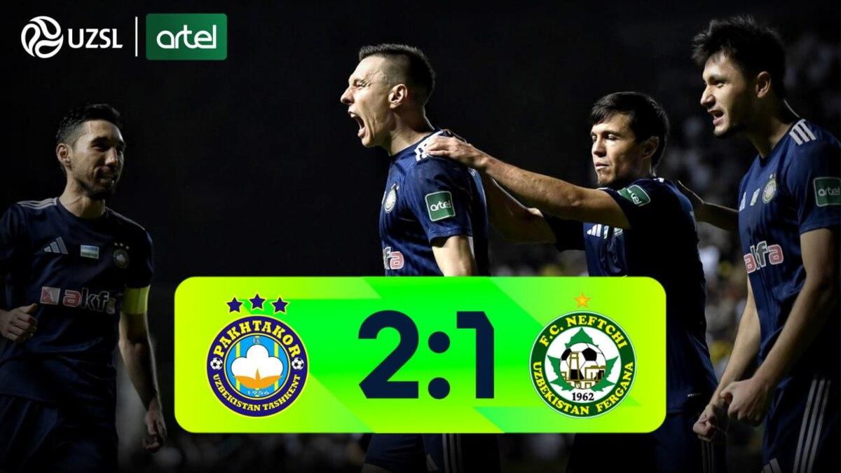 Superliga. «Paxtakor» — «Neftchi» 2:1 (video sharh)