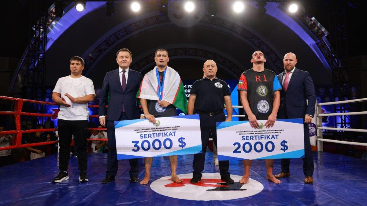Qoraqalpogʻistonda qo‘l jangining R1 yo‘nalishi bo‘yicha professional sportchilar orasida “Orolbo‘yi kubogi” xalqaro turniri o‘tkazildi