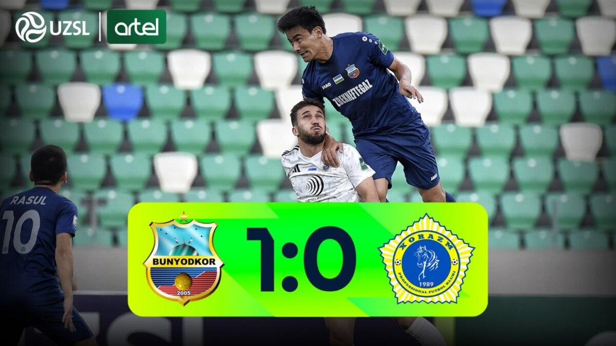 Superliga. «Bunyodkor» — «Xorazm» 1:0 (video sharh)