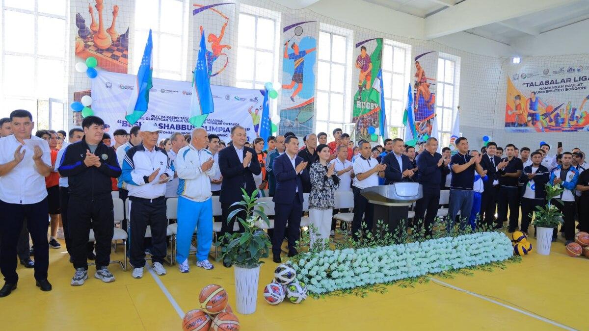Namanganda «Besh tashabbus olimpiadasi» sport musobaqalariga start berildi