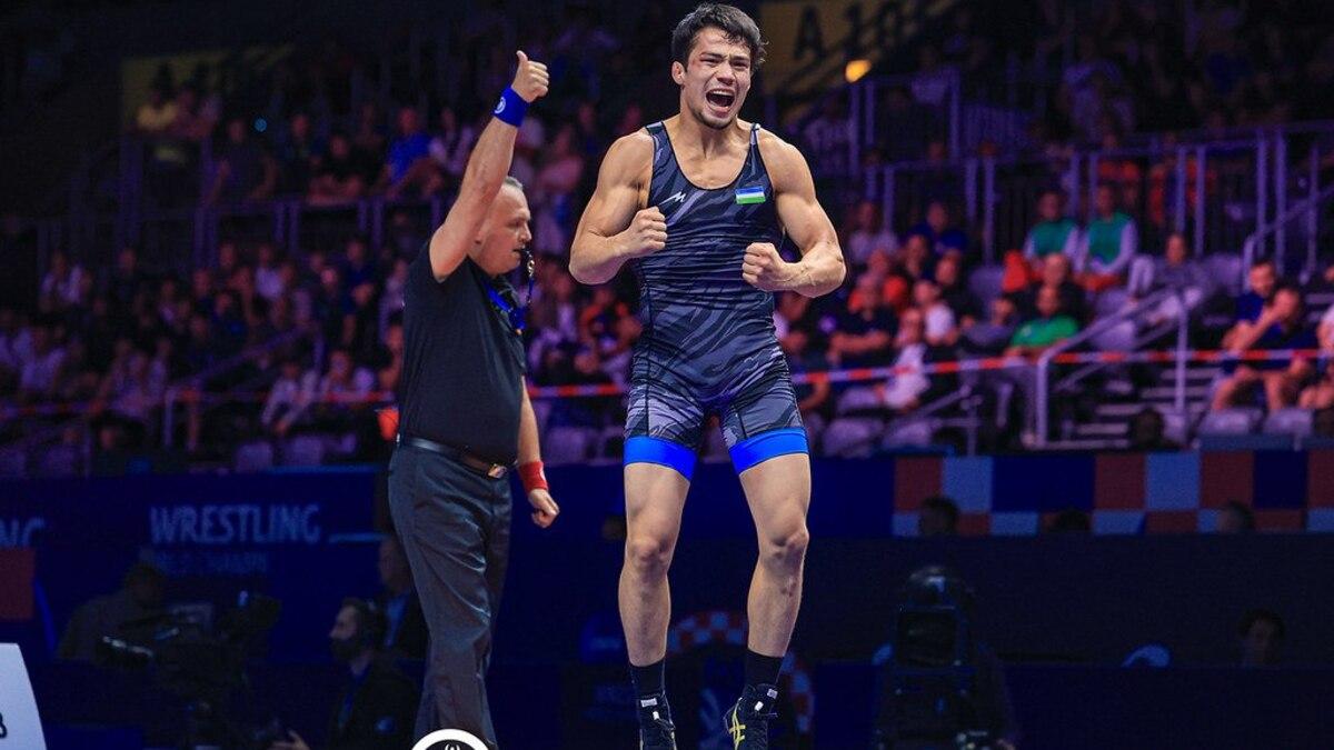Yunon - rum kurashi. Abdullo Aliyev jahon chempionatining bronza medalini qoʻlga kiritdi