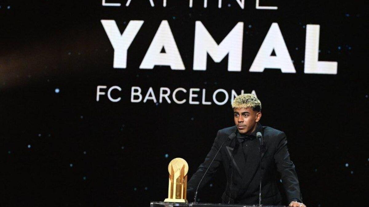 Yamal ketma-ket 2-marotaba 21 yoshgacha bo'lgan dunyoning eng yaxshi yosh futbolchisi sovrinini qo'lga kiritdi