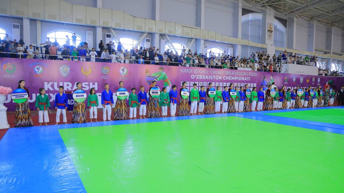 Namanganda kurash bo‘yicha O‘zbekiston chempionati start oldi