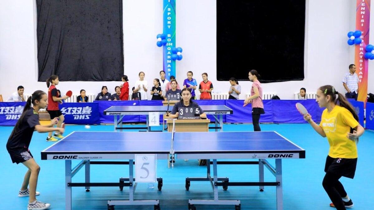 Stol tennisi. O‘n besh yoshgacha bo‘lgan (U-15) o‘g‘il bolalar va qizlar o‘rtasida O‘zbekiston kubogi o‘tkazilmoqda.