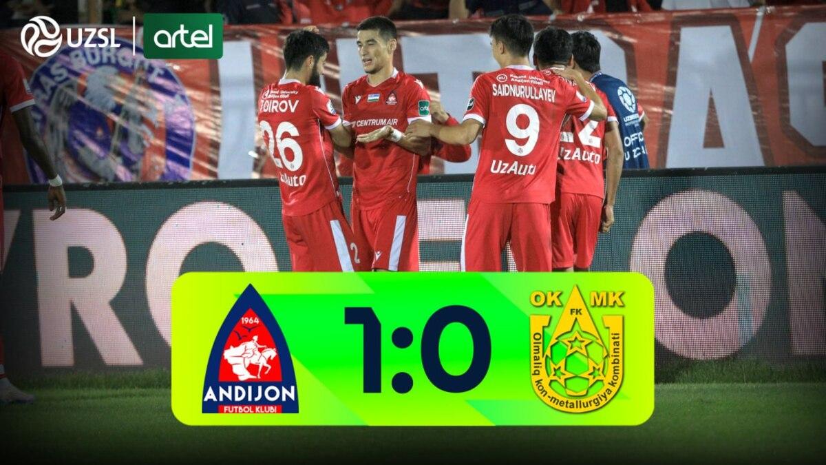 Superliga. «Andijon» - OKMK 1:0 (video sharh)