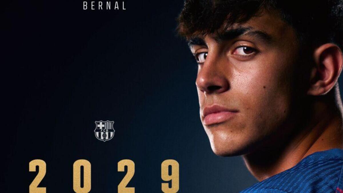 «Barselona» Bernal bilan shartnomani uzaytirdi