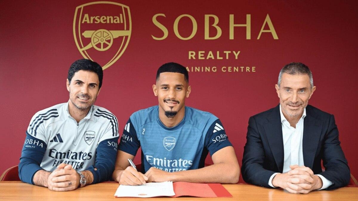 Saliba "Arsenal" bilan yangi shartnoma imzoladi