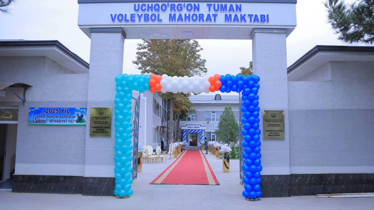 Namanganda voleybolga ixtisoslashtirilgan mahorat maktabi tantanali ochildi