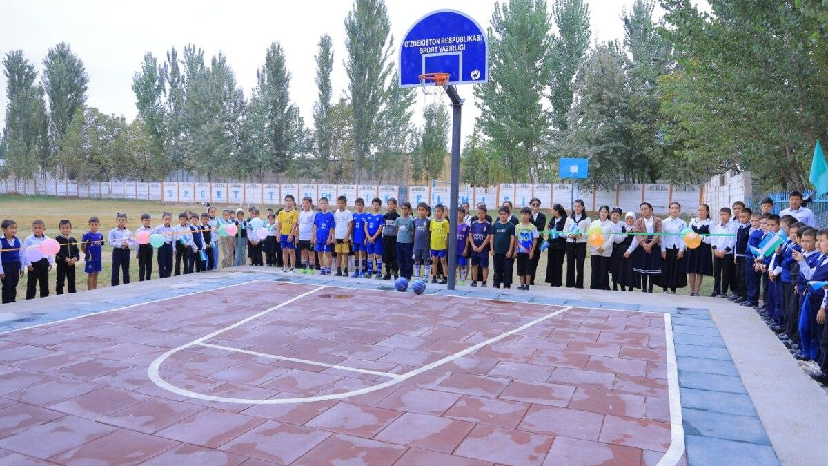Namanganda yangi sport maydoni foydalanishga topshirildi