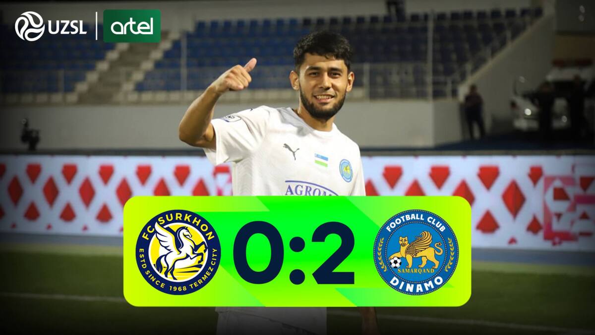 Superliga. "Surxon" - "Dinamo" - 0:2 (video sharh)