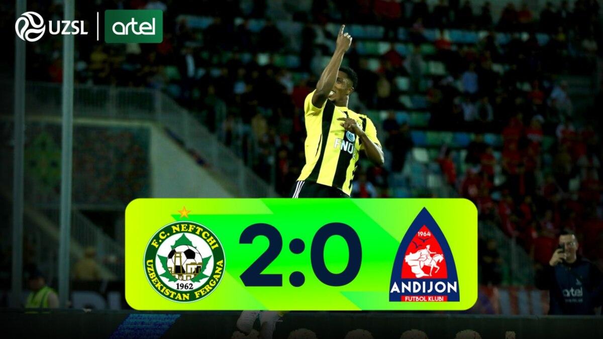 Superliga. «Neftchi» - «Andijon» - 1:0 (video sharh)