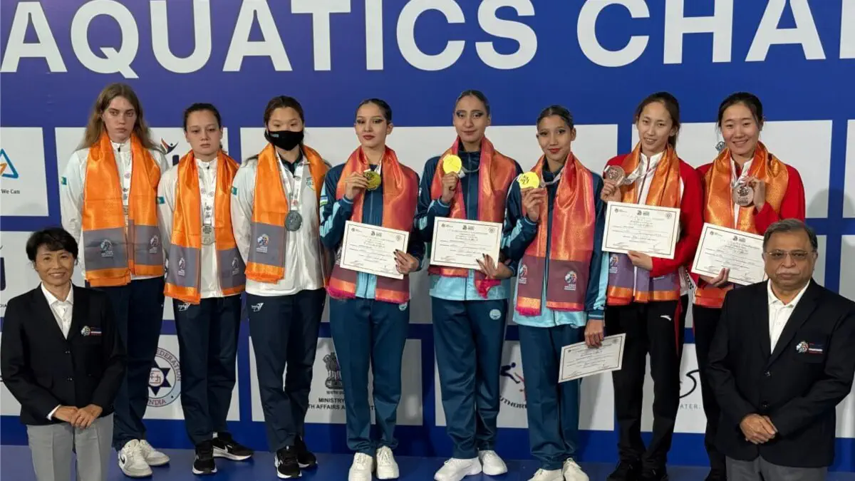 Sinxron suzuvchilarimiz Osiyo chempionatida 8 ta medalni qo‘lga kiritishdi