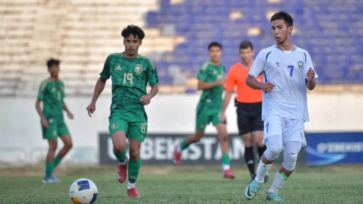 O‘zbekiston U-16 o‘rtoqlik o‘yinida Saudiya Arabistoni bilan durang o‘ynadi