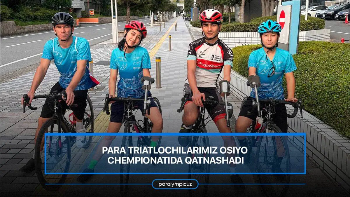 Para triatlochilarimiz Osiyo chempionatida qatnashadi